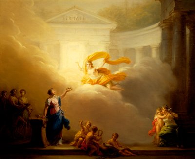 Tragedian ja komedian muusat, Friedrich Heinrich Fuger (1751-1818) tekijältä Friedrich Heinrich Fuger