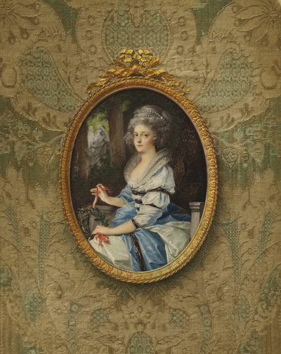 Prinsessa Elisabeth Wilhelmine Louisen muotokuva, Württembergin herttua Eugenen tytär, 1788 tekijältä Friedrich Heinrich Fuger