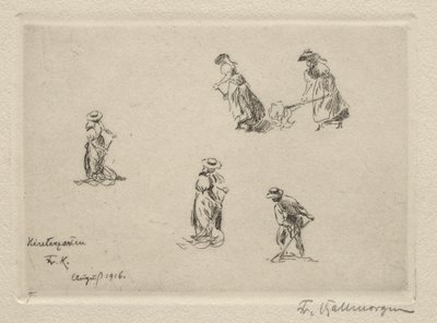 Heinäntekijät, 1916. tekijältä Friedrich Kallmorgan