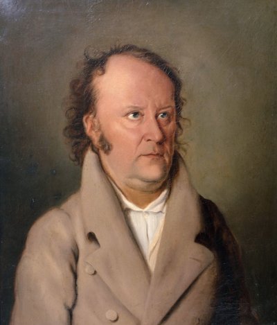 Muotokuva kirjailija Jean Paulista 1763-1825, 1810. tekijältä Friedrich Meier
