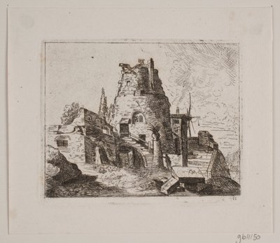 Rauniot tornin kanssa tekijältä Friedrich Münter