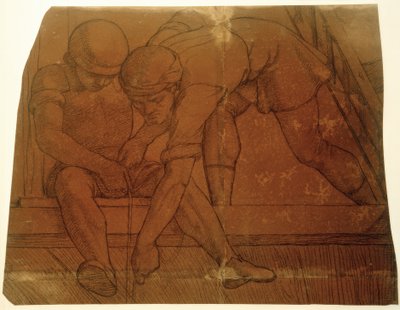 Peter von Amiens nimittää Gottfried von Bouillonin johtamaan kristillistä armeijaa tekijältä Friedrich Overbeck