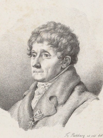 Säveltäjä Antonio Salierin muotokuva 1750-1825, 1821. tekijältä Friedrich Rehberg