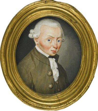 Immanuel Kantin muotokuva 1724-1804, 1765 tekijältä Friedrich Wilhelm Springer