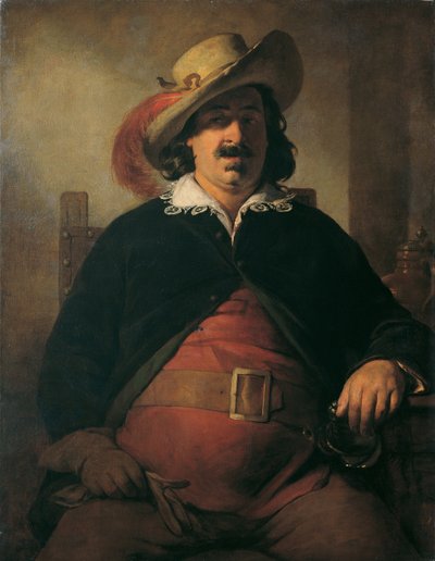 Maisemamaalari Ignaz Raffalt Falstaffina tekijältä Friedrich von Amerling