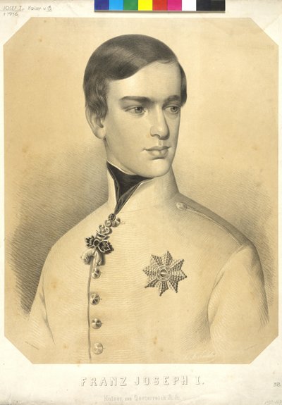 Itävallan keisari Franz Joseph I tekijältä Friedrich von Amerling