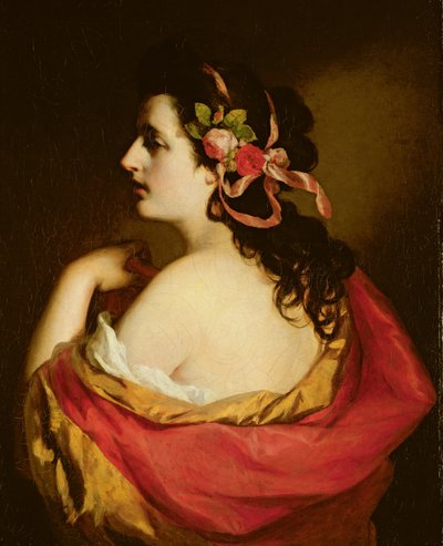 Nuoren tytön muotokuva, 1865 tekijältä Friedrich von Amerling