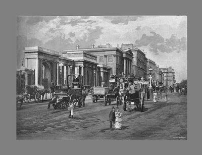 Hyde Park Corner, Lontoo, c1900 tekijältä Frith and Co