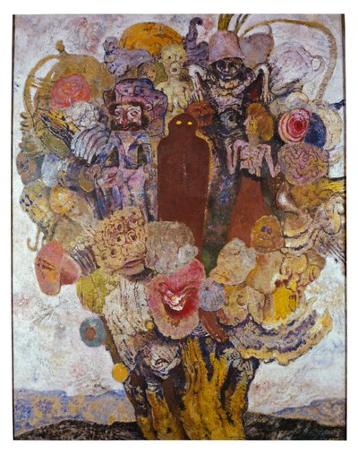 Tree in Bloom (öljy kankaalle) tekijältä Frits van den Berghe