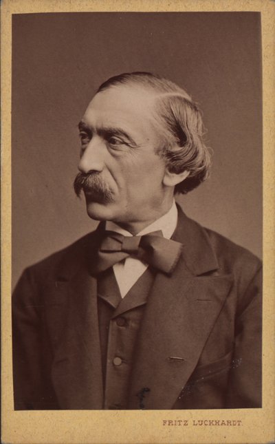 Muotokuva säveltäjä Carl Eversistä 1819-1875, ennen vuotta 1875. tekijältä Fritz Luckhardt