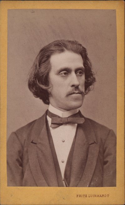 Muotokuva säveltäjä Josef Straussista 1827-1870, n. 1868. tekijältä Fritz Luckhardt
