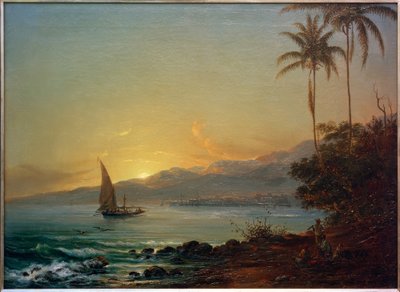 La Guaira iltavalossa tekijältä Fritz Melbye