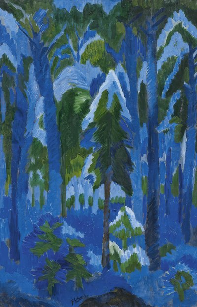 "Metsäkuva III" tekijältä Fritz Schaefler