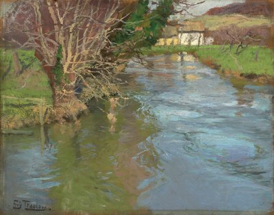 Virta keväällä, tekijältä Frits Thaulow