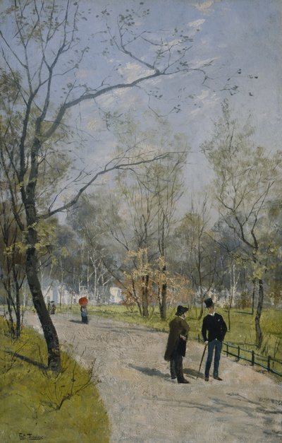 Royal Gardenista (öljy kankaalle) tekijältä Fritz Thaulow