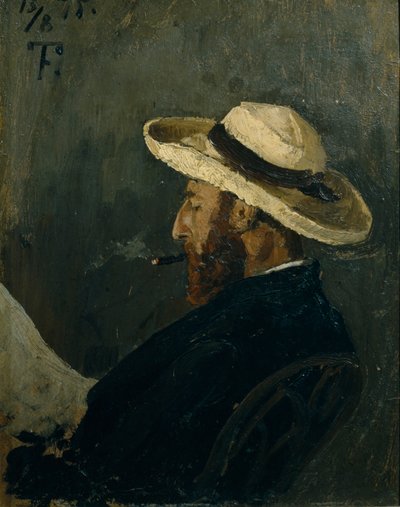 Fredrik Collettin muotokuva tekijältä Fritz Thaulow