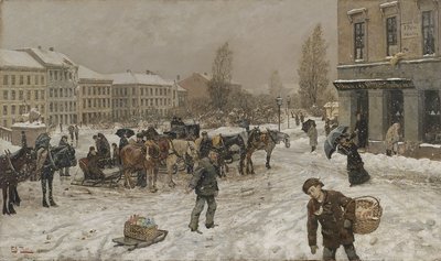 Parlamentin aukio tekijältä Fritz Thaulow