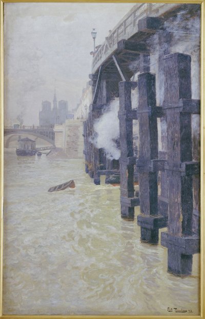 Seine joulukuussa 1893 tekijältä Frits Thaulow