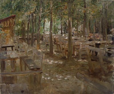 Vanha olutpuutarha tekijältä Fritz von Uhde