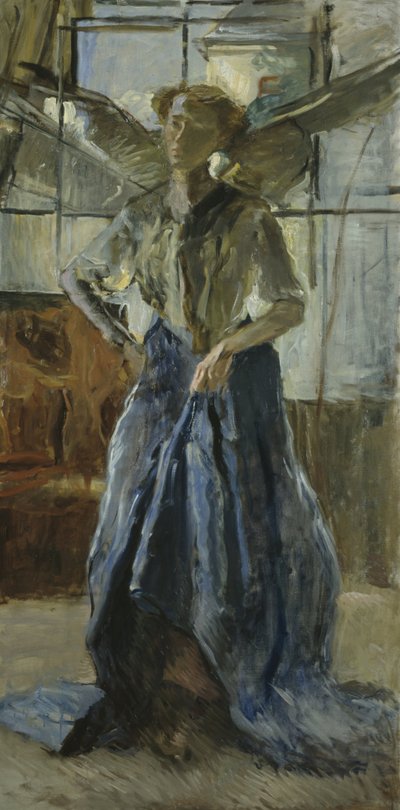 Engel im Atelier tekijältä Fritz von Uhde