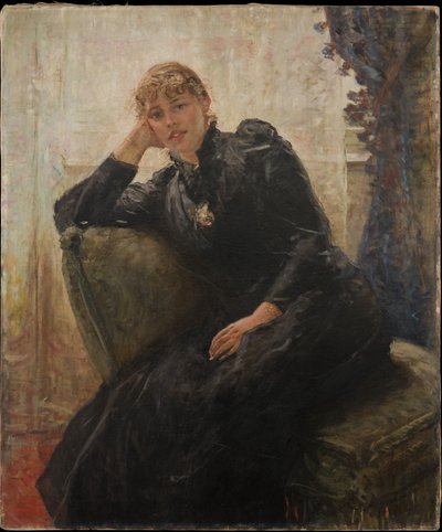 Naisen muotokuva (Therese Karlin muotokuva) tekijältä Fritz von Uhde