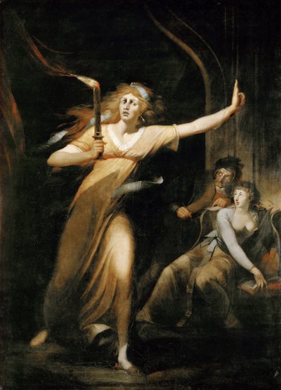 Lady Macbeth kävelee unissaan tekijältä Füssli