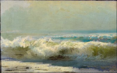 Surffaa Jaltassa Vasiljevin, Fjodor Aleksandrovitšin (1850-1873) parissa. Öljy kankaalle tekijältä Fyodor Alexandrovich Vasilyev