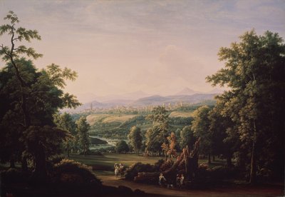 Maisema lähellä Berniä, 1817 tekijältä Fyodor Mikhailovich Matveyev