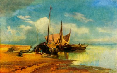 "Volgan maisema", 1870, 1965. tekijältä Fyodor Vasil