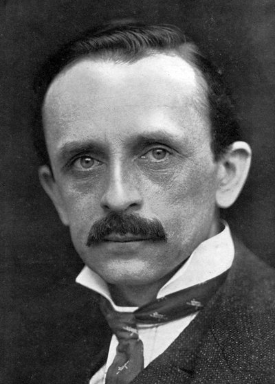 Sir James Matthew Barrie, skotlantilainen kirjailija ja näytelmäkirjailija, 1910. tekijältä GC Beresford