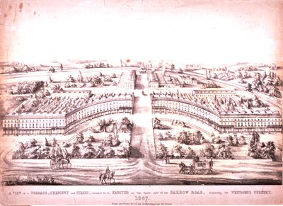 Harrow Road, Paddington, 1847 tekijältä G.L. Lee