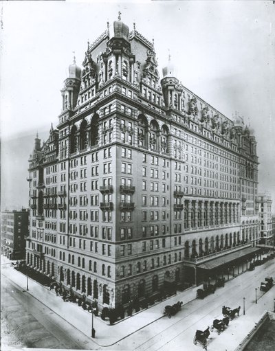 Waldorf Astoria -hotelli, New York kaupunki tekijältä G.P. Hall und Sohn