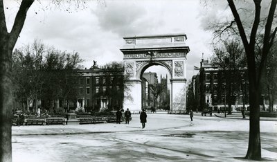 Washington Arch, Washington Square Park, New York City tekijältä G.P. Hall und Sohn