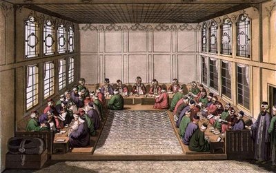 Valtiovarainministeriö, taiteilijan kaivertama (akvatinta) osan III osasta 17, "The History of the Nations" -osa I. tekijältä G. Alluisetti