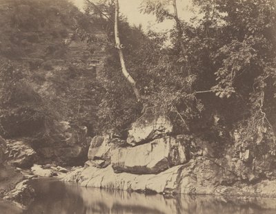 Escena fluvial, c. 1855. finlandès tekijältä G. B. Gething