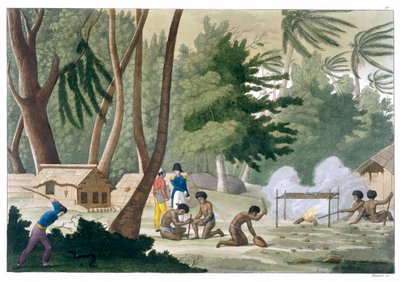 "Papu-heimo Rawakin saarella", 1820-1839 tekijältä G Bramati