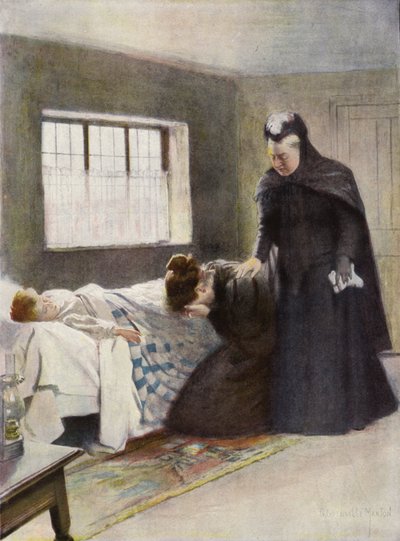 Kuningatar Victorian hahmo: Sympatia (väri litho) tekijältä G. Grenville Manton