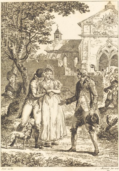 Suudelma palasi: suudelma valmis tekijältä G. Mallesteste after Jacques Louis François Touzé