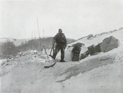 Browning at the Igloo Door, 1912, 1913 tekijältä G. Murray Levick