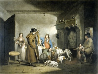 Inside a Country Alehouse, kaivertanut William Ward tekijältä G. and Ward J. Morland