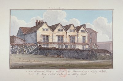St Saviourin luostari, Bermondsey, Lontoo, 1825 tekijältä G Yates