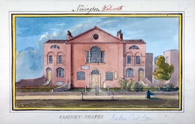 Camden Chapel, East Lane, Southwark, Lontoo, 1825 tekijältä G Yates