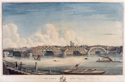 New London Bridge, Lontoo, 1827 tekijältä G Yates