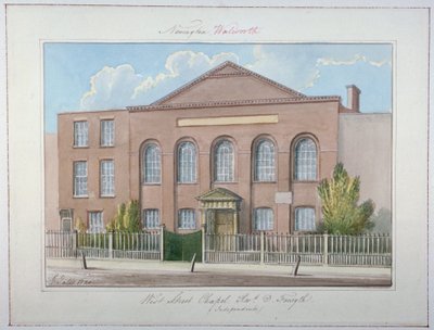 West Street Independent Chapel, Southwark, Lontoo, 1826 tekijältä G Yates