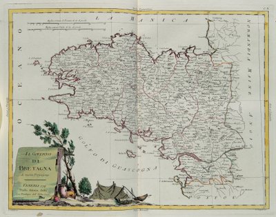 Bretagnenlahti, G. Zulianin kaiverrus otettu uusimman atlasin Tome I:stä, joka julkaistiin Venetsiassa vuonna 1777, Antonio Zatta, yksityinen kokoelma tekijältä G. Zuliani