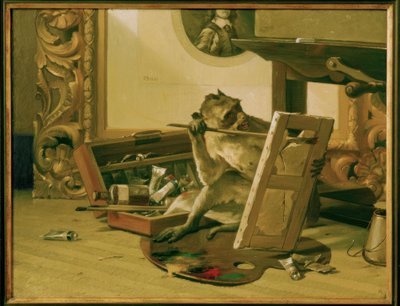 Kriitikot, Gabriel von Maxin maalaus tekijältä Gabriel Cornelius Ritter von Max