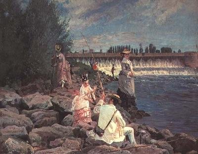 Kalastus Seinellä tekijältä Gabriel Guay