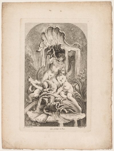 Suihkulähteiden kirja: nro 2, n. 1736. tekijältä Gabriel Huquier