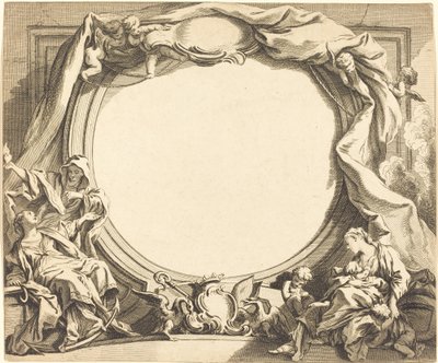 Usko ja Rakkaus tekijältä Gabriel Huquier after François Boucher