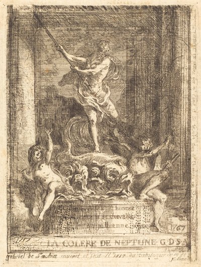 Neptunuksen vihaksi tekijältä Gabriel Jacques de Saint Aubin